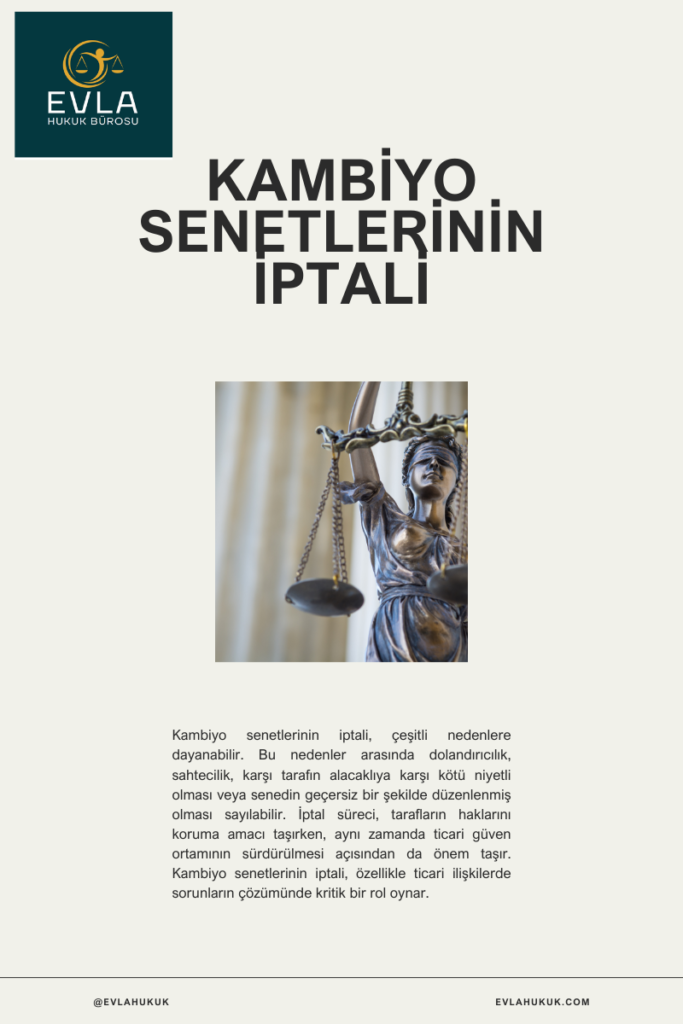 Kambiyo Senetlerinin İptali