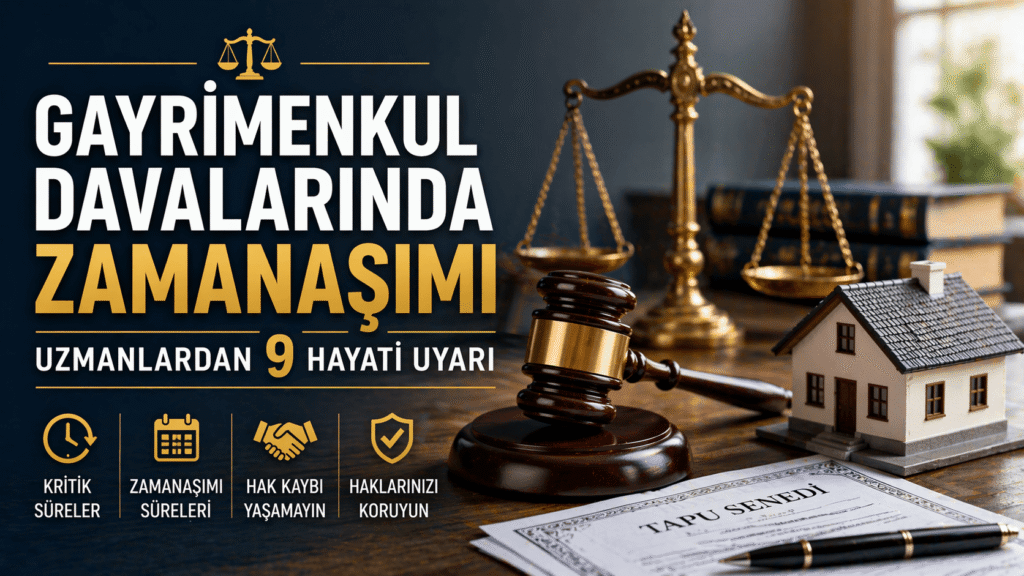 Gayrimenkul Davalarında Zamanaşımı