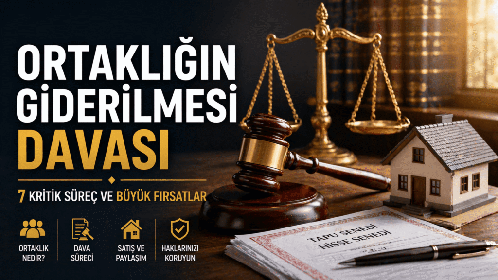 Ortaklığın Giderilmesi Davası