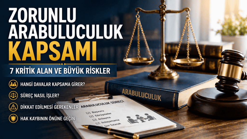 Zorunlu Arabuluculuk Kapsamı