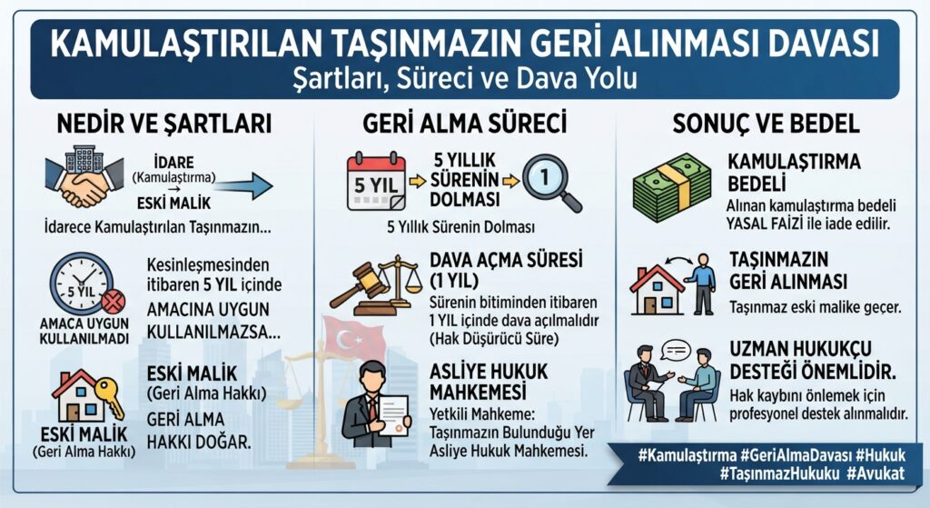 Kamulaştırma (Taşınmazın Geri Alınması)