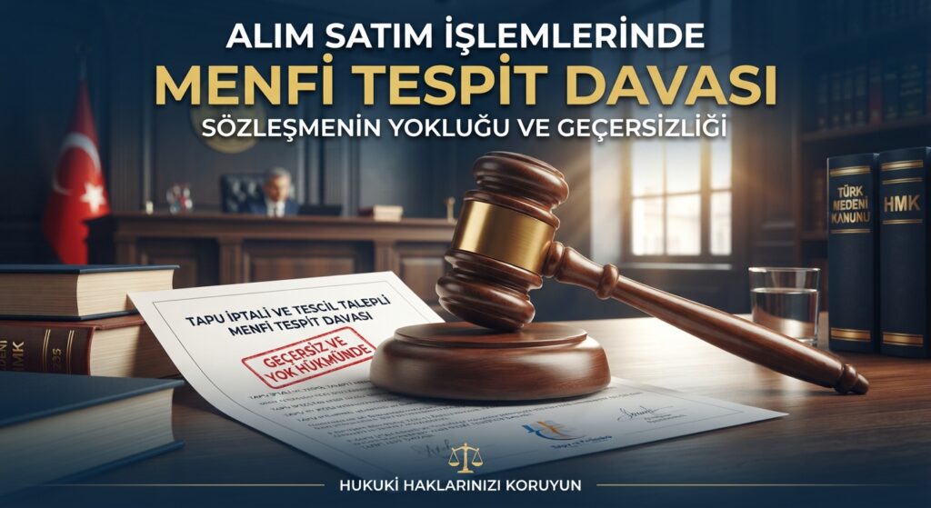 Menfi Tespit (Alım Satım)