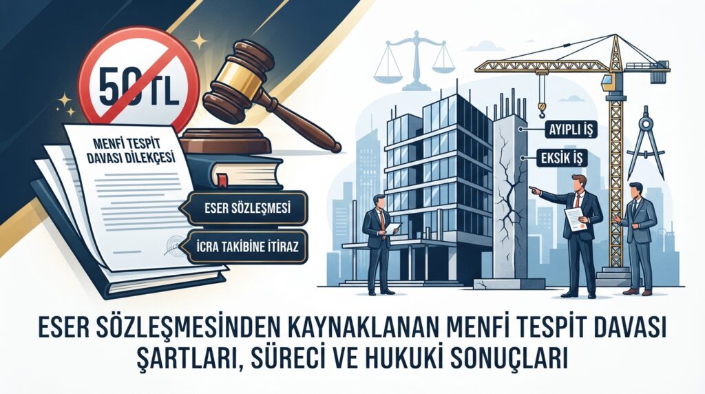 Menfi Tespit (Eser Sözleşmesinden Kaynaklanan)