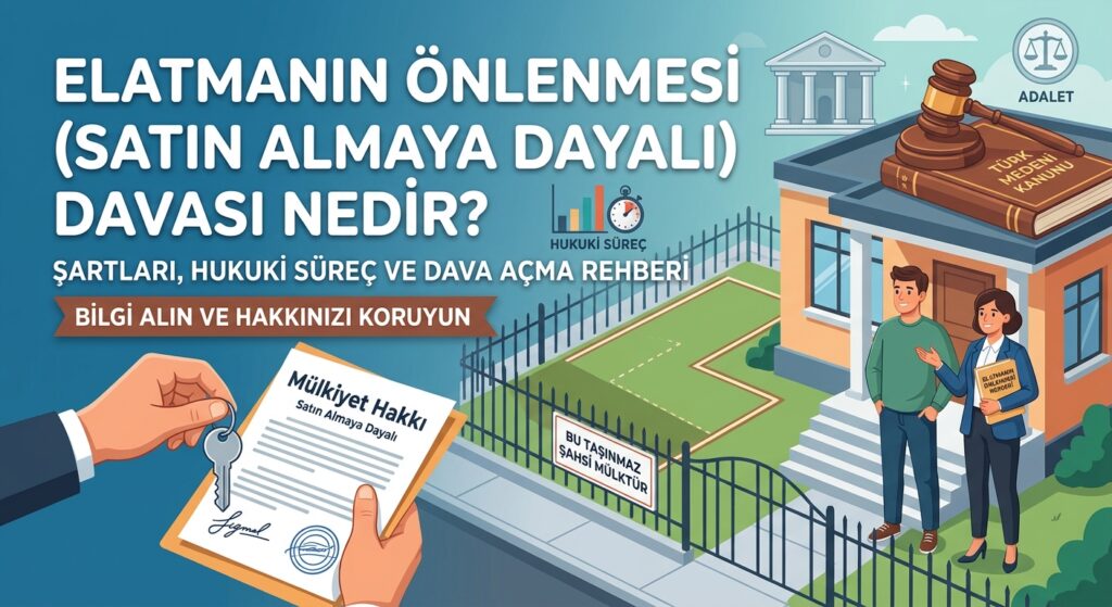 Elatmanın Önlenmesi (Satın Almaya Dayalı) Davası Nedir? Şartları, Hukuki Süreç ve Dava Açma Rehberi