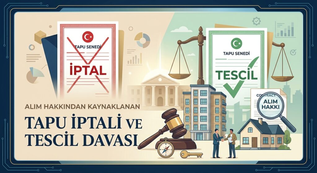 Tapu İptali ve Tescil Davası (Alım Hakkından Kaynaklanan)
